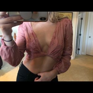 Flynn Skye That’s a Wrap Crop Top